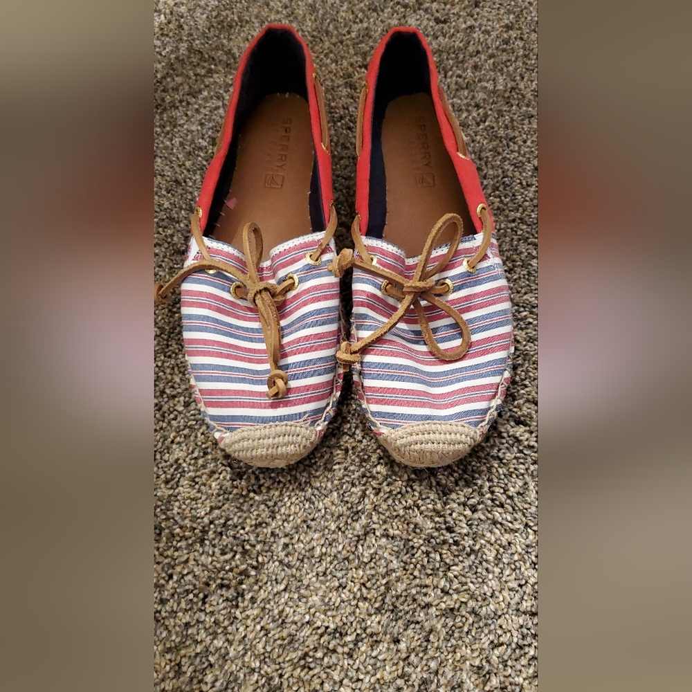 Sperry slip ons size 7 1/2, very good used condition, Like New